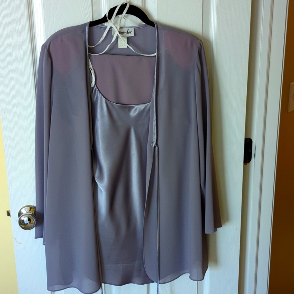 Village Set boutique lavender pantsuit